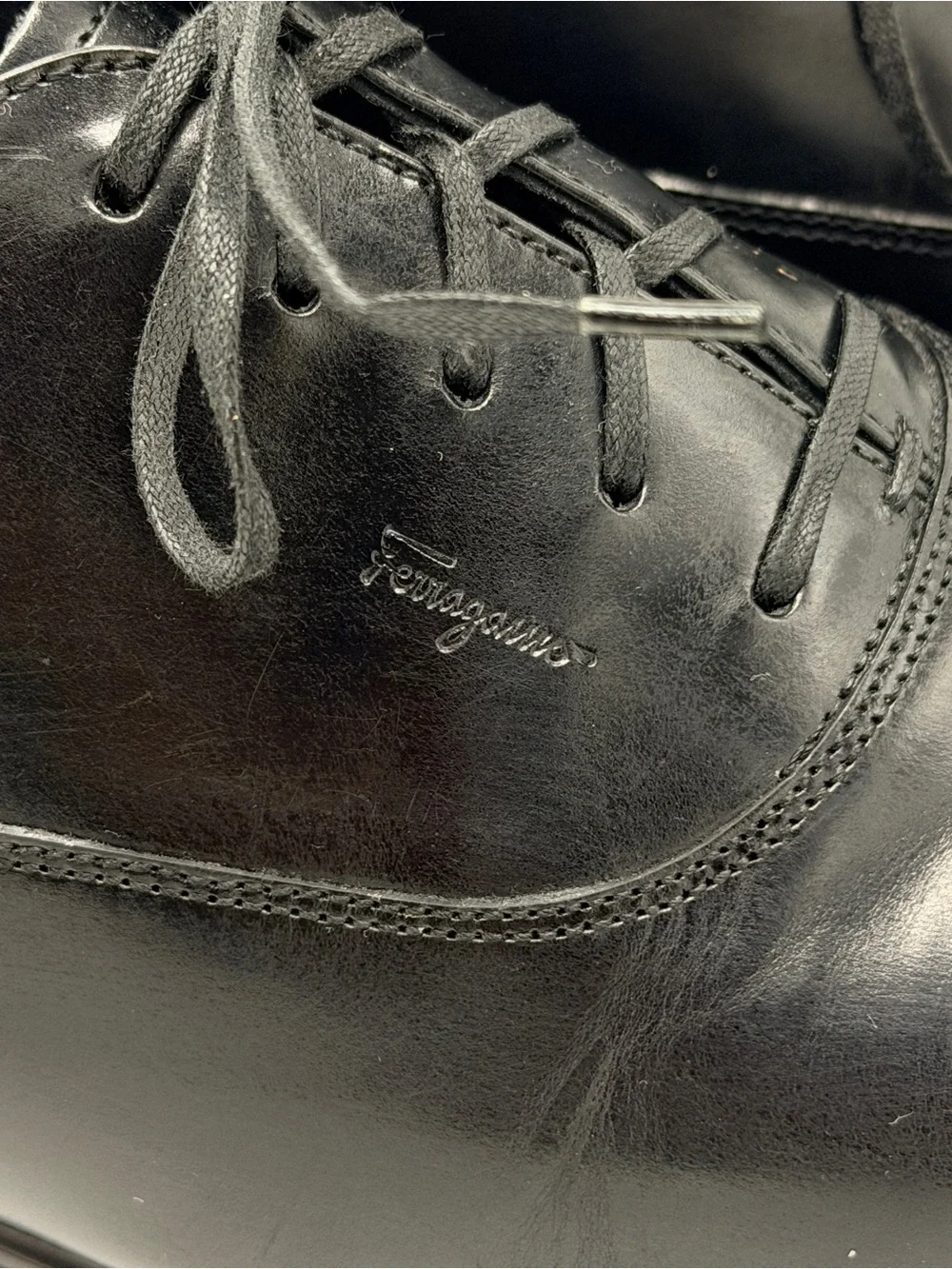Salvatore Ferragamo Cap Toe Oxfords **READ**